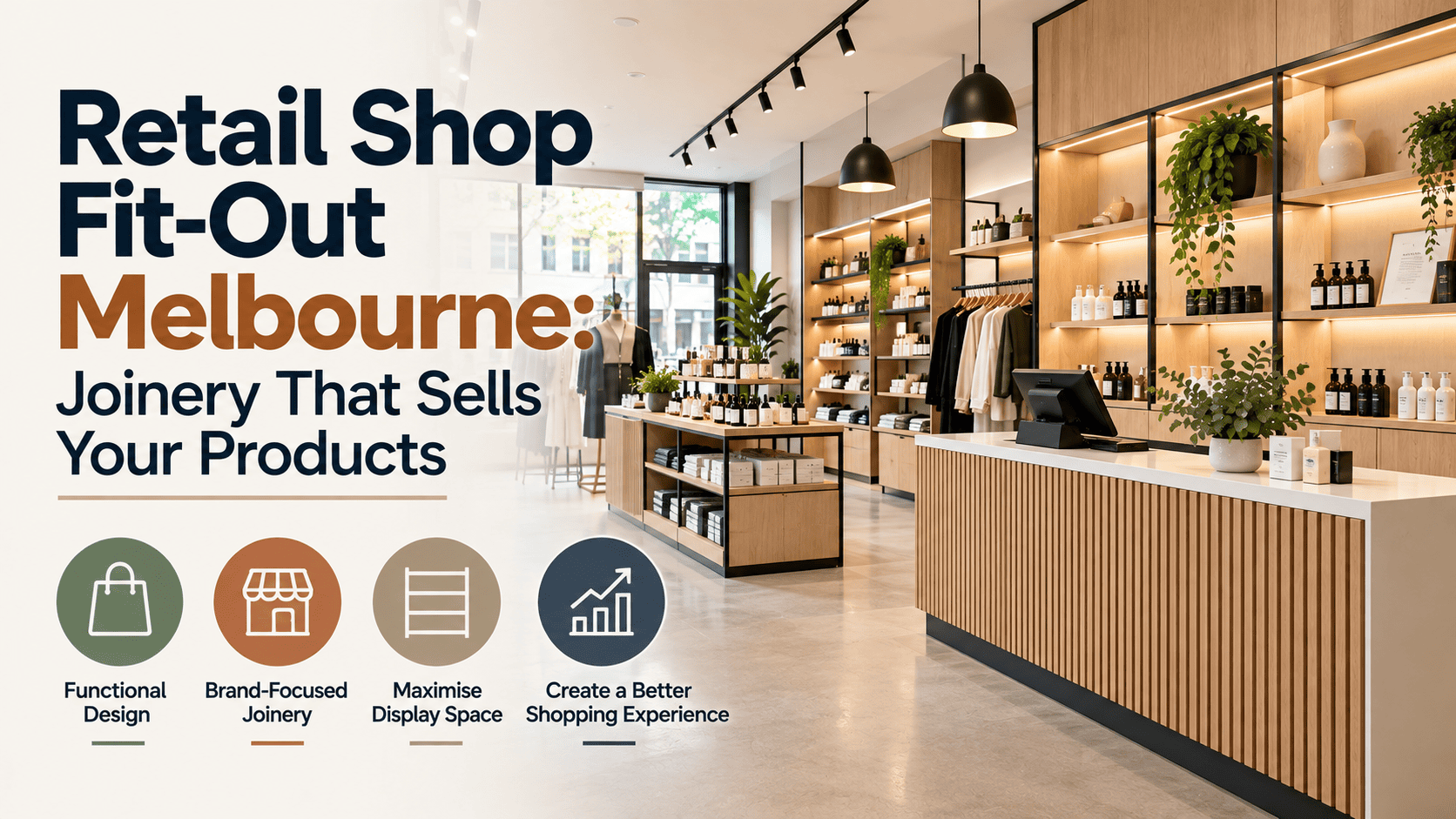 Retail Shop Fit-Out Melbourne: Joinery That Sells Your Products