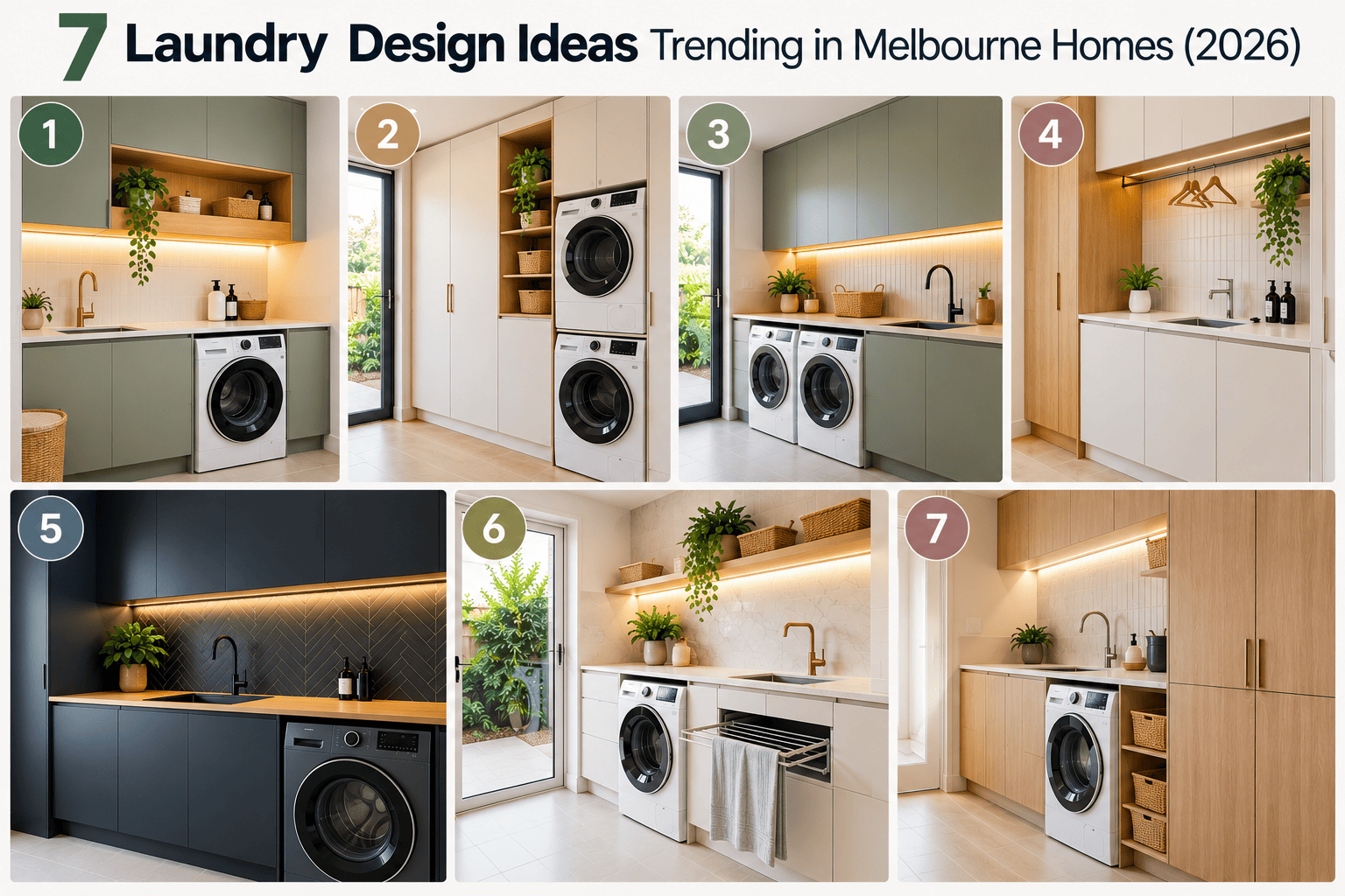 7 Laundry Design Ideas Trending in Melbourne Homes (2026)