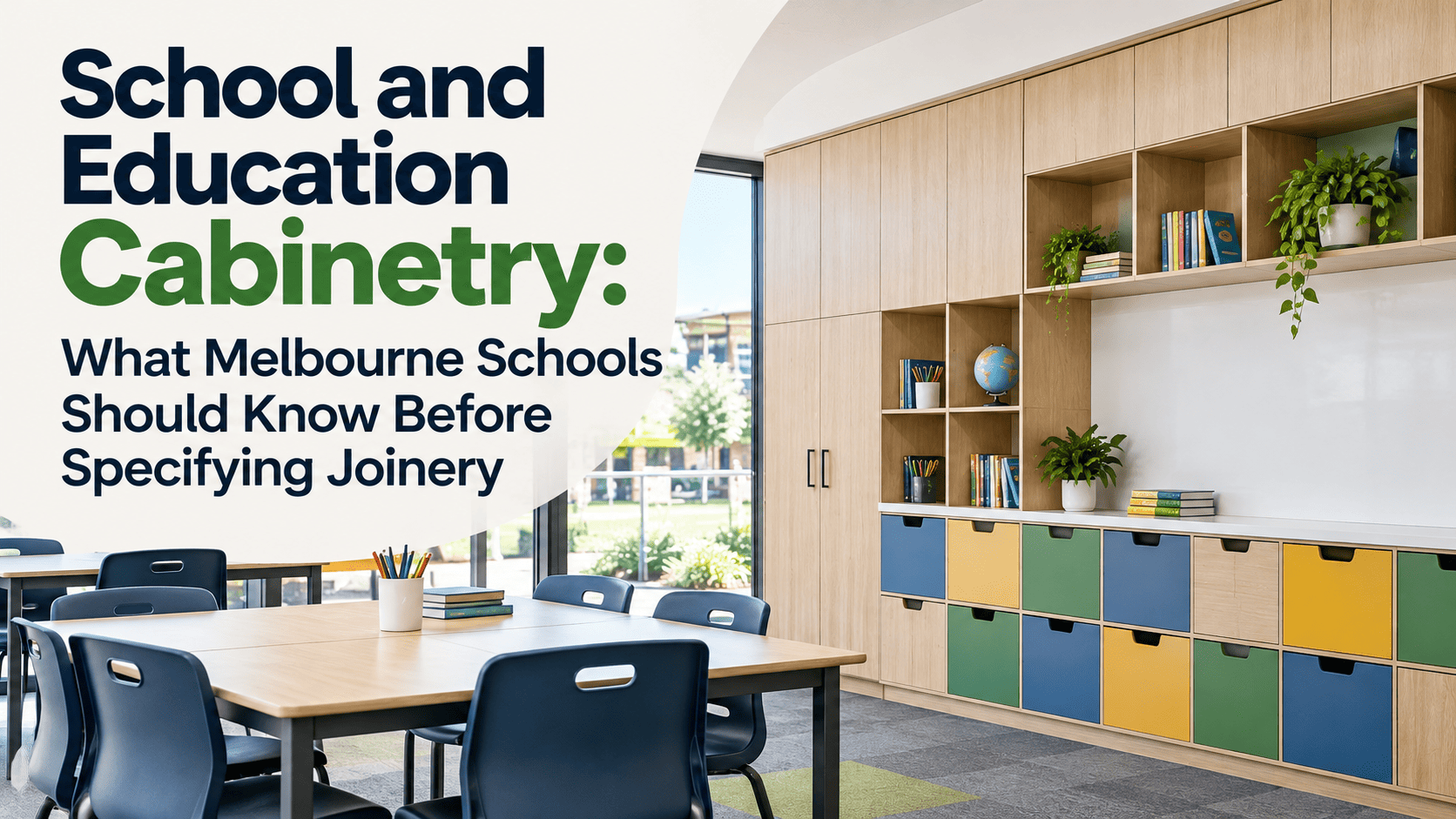 School and Education Cabinetry: What Melbourne Schools Should Know Before Specifying Joinery