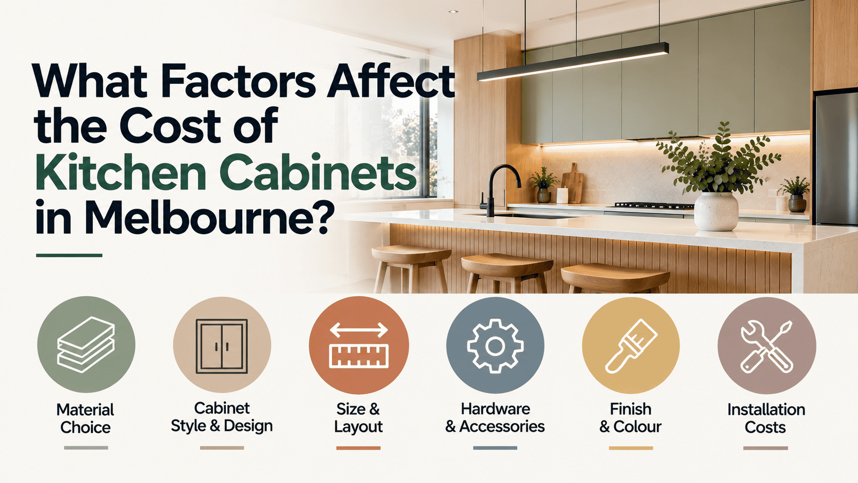 What Factors Affect the Cost of Kitchen Cabinets in Melbourne?