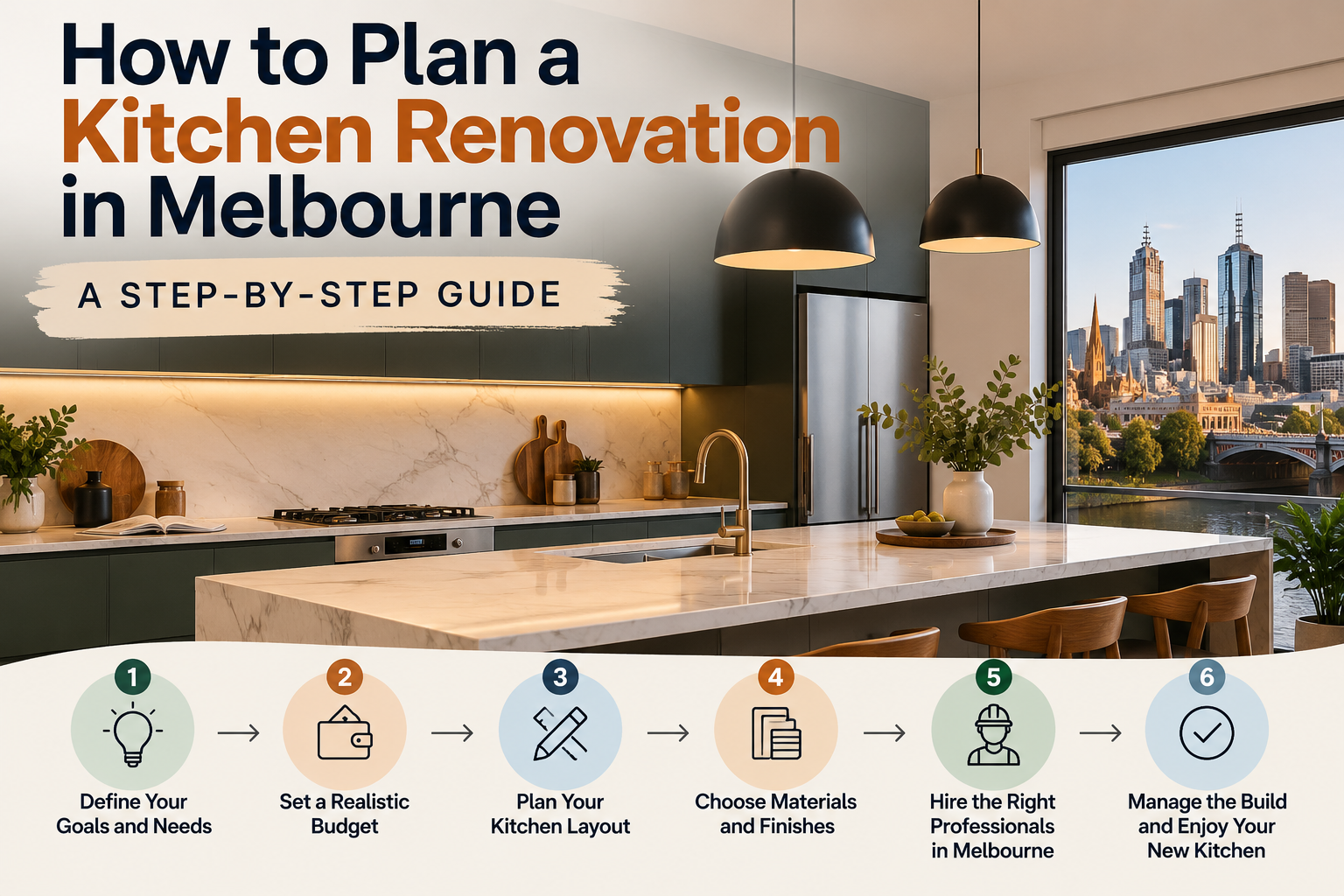 How to Plan a Kitchen Renovation in Melbourne: A Step-by-Step Guide