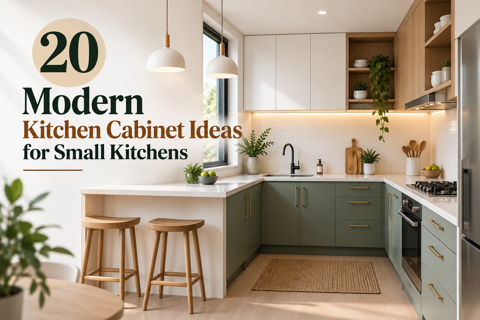 20 Modern Kitchen Cabinet Ideas for Small Kitchens